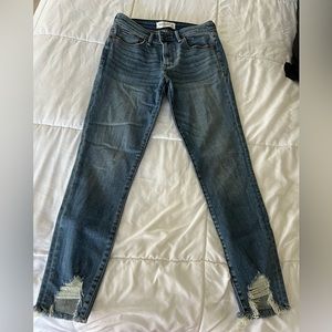 Super skinny ankle jeans from A&F